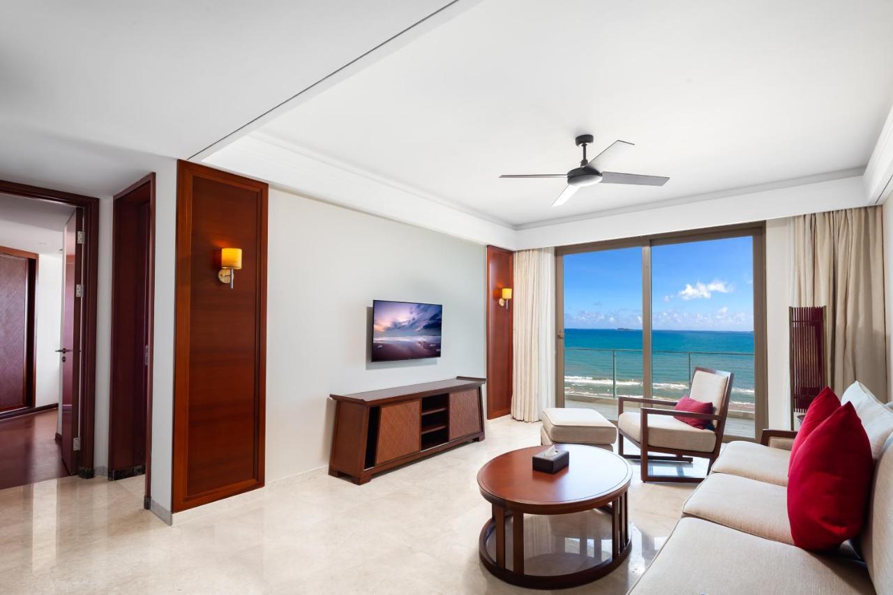Sanya Seacube Holiday Hotel Bagian luar foto