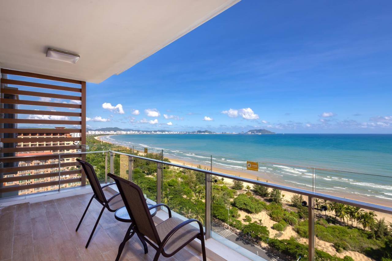 Sanya Seacube Holiday Hotel Bagian luar foto
