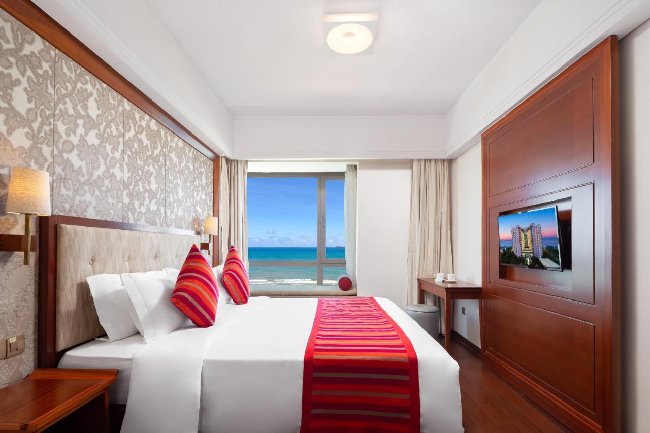 Sanya Seacube Holiday Hotel Bagian luar foto