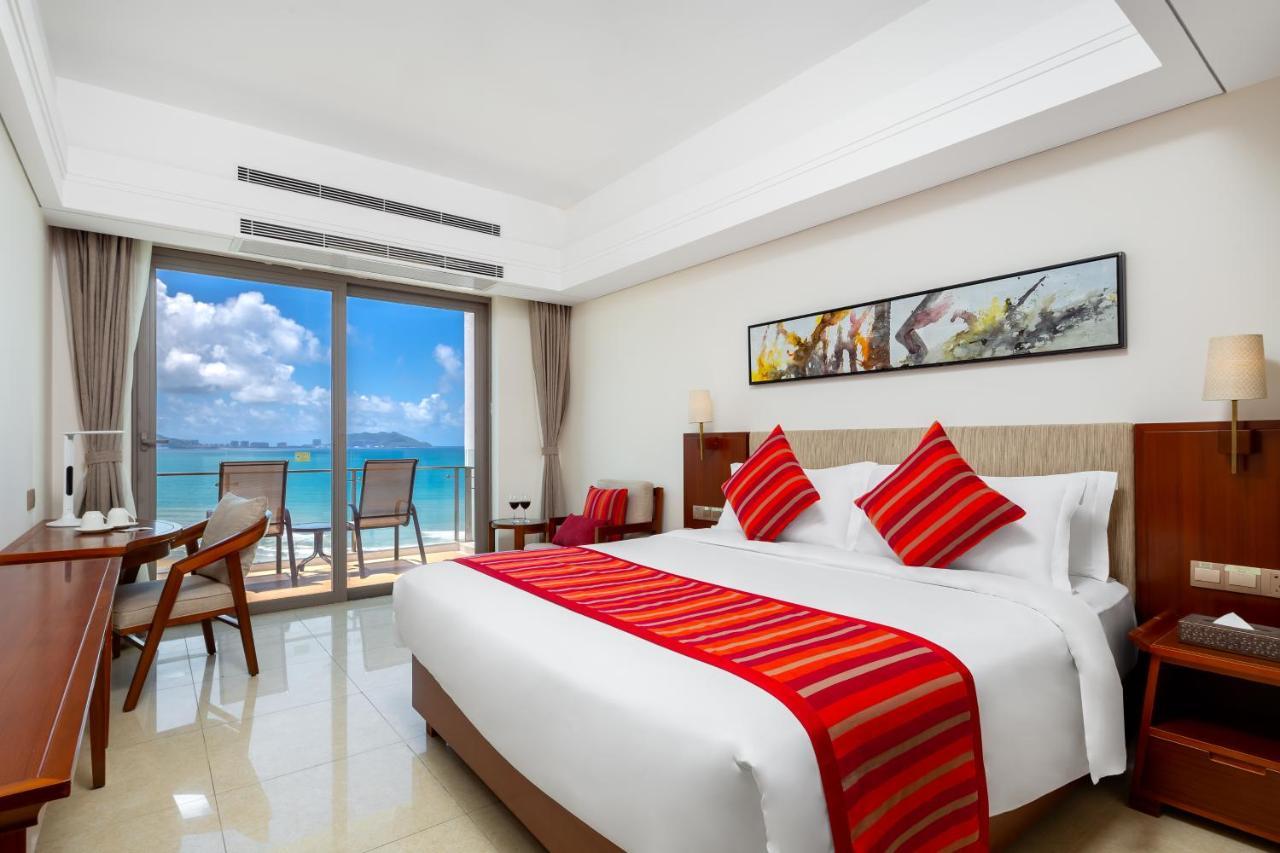 Sanya Seacube Holiday Hotel Bagian luar foto