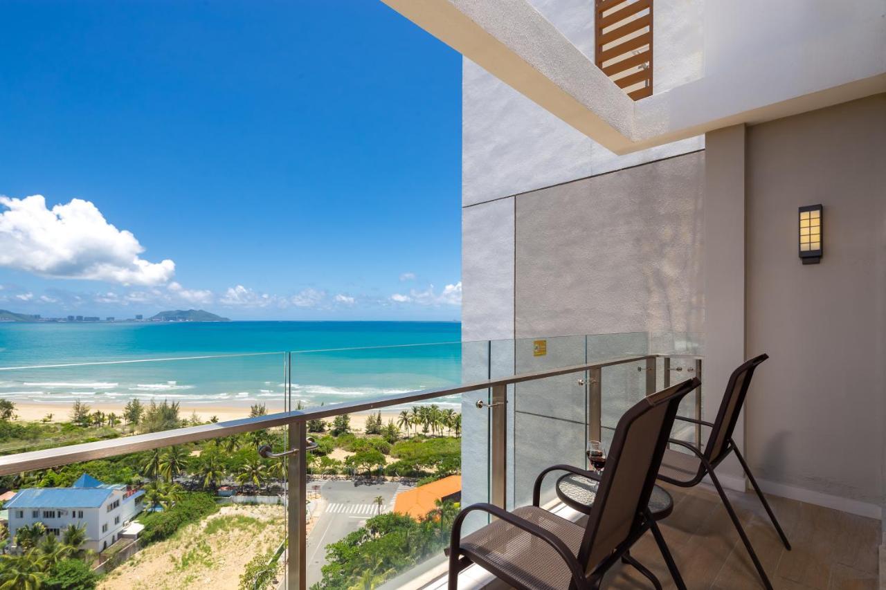 Sanya Seacube Holiday Hotel Bagian luar foto