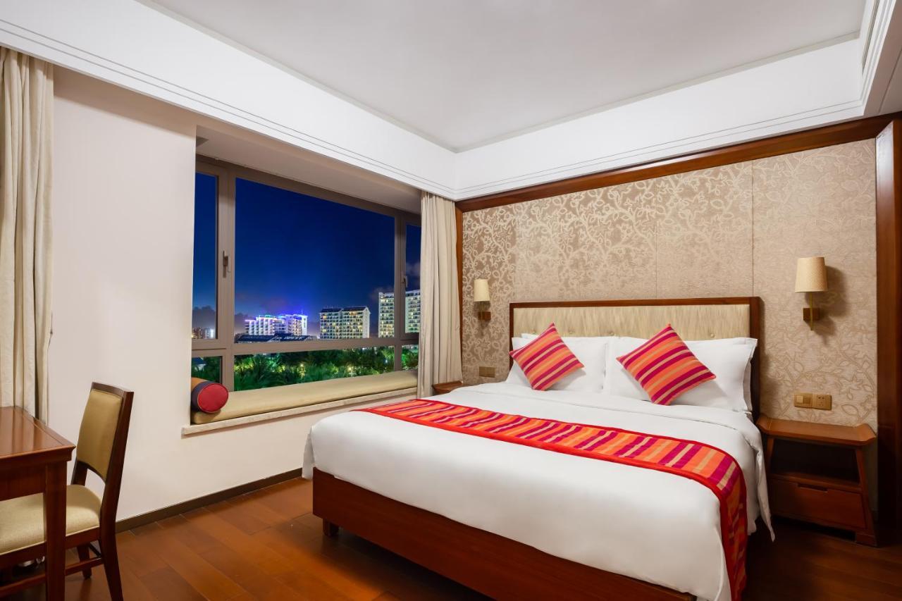 Sanya Seacube Holiday Hotel Bagian luar foto