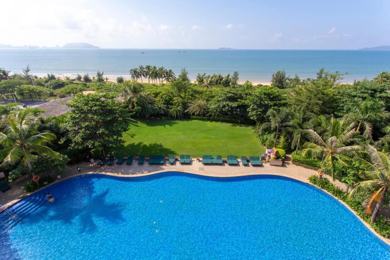 Sanya Seacube Holiday Hotel Bagian luar foto