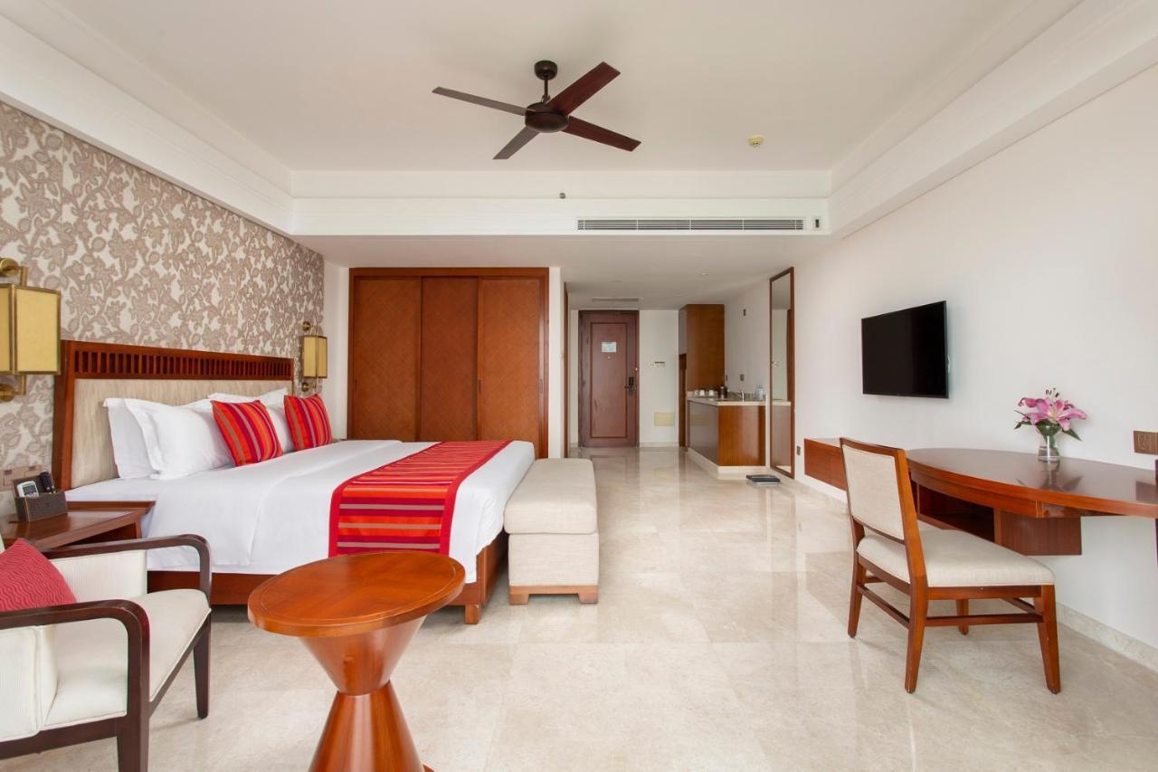 Sanya Seacube Holiday Hotel Bagian luar foto