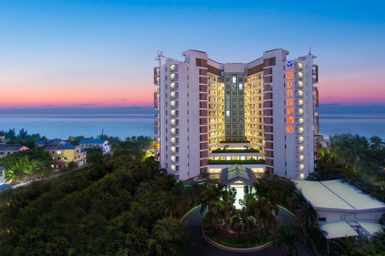 Sanya Seacube Holiday Hotel Bagian luar foto